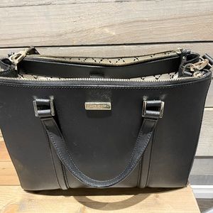 Kate Spade satchel bag in black.